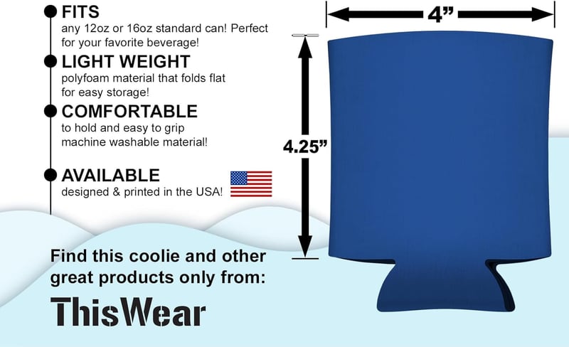 Nautical 2-Pack Can Coolers - 