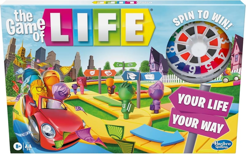 Family Board Game: The Game of Life for Ages 8+, 2-4 Players