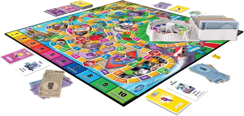Family Board Game: The Game of Life for Ages 8+, 2-4 Players