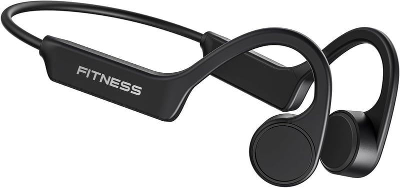 Bone Conduction Headphones - IPX6 Waterproof, Open Ear, 8H Playtime