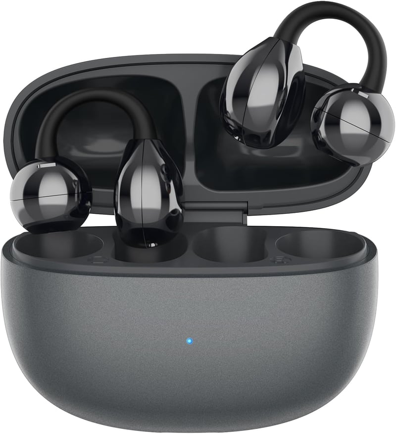 Wireless Open Ear Earbuds with Clip, 42H Playtime, Bluetooth 5.4