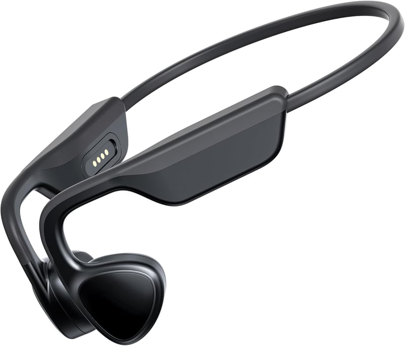 Bluetooth Bone Conduction Headphones, 12H Playtime, IPX7 Waterproof