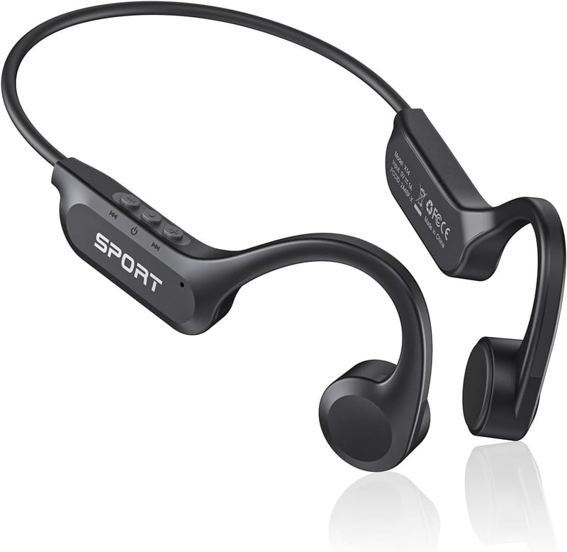 Bluetooth 5.3 Bone Conduction Headphones - Waterproof Sports Earbuds