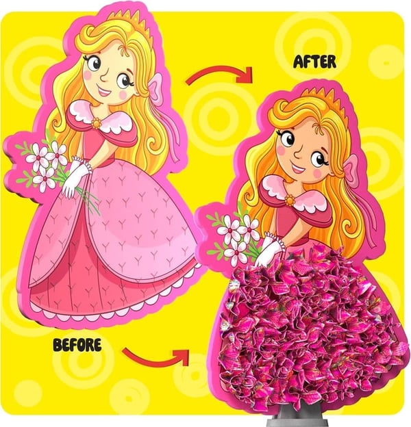 Magical Princesses Art Kit - Mess-Free Craft for Girls 4-9