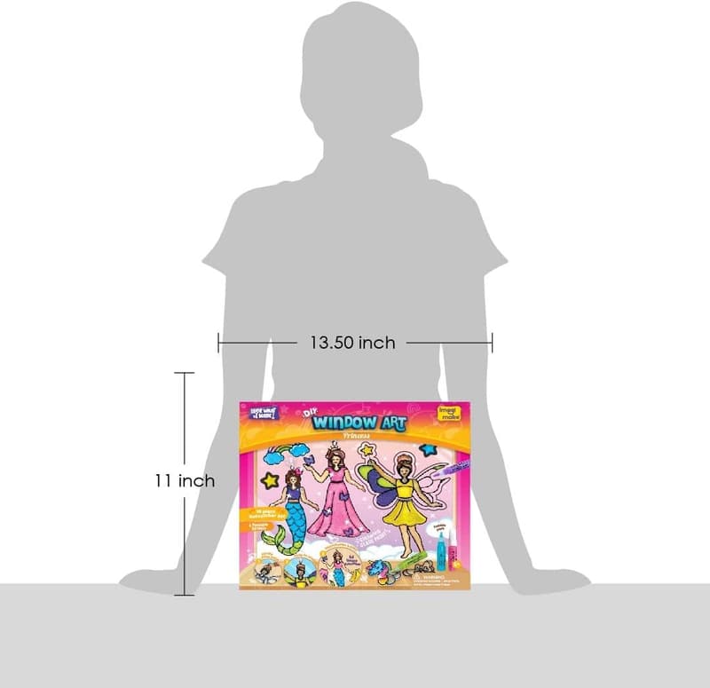 Princess Suncatcher Kit | Arts and Crafts for Girls Age 6-12