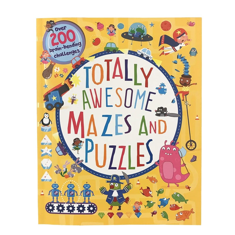 Over 200 Brain-Bending Puzzles and Mazes Challenge