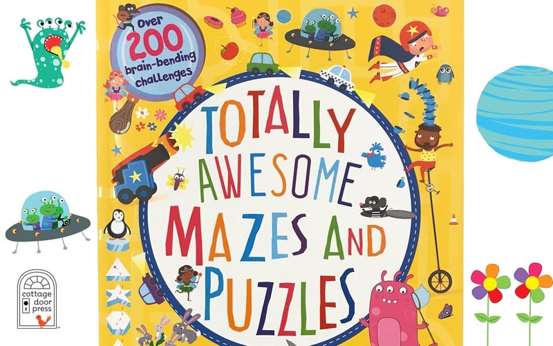 Over 200 Brain-Bending Puzzles and Mazes Challenge
