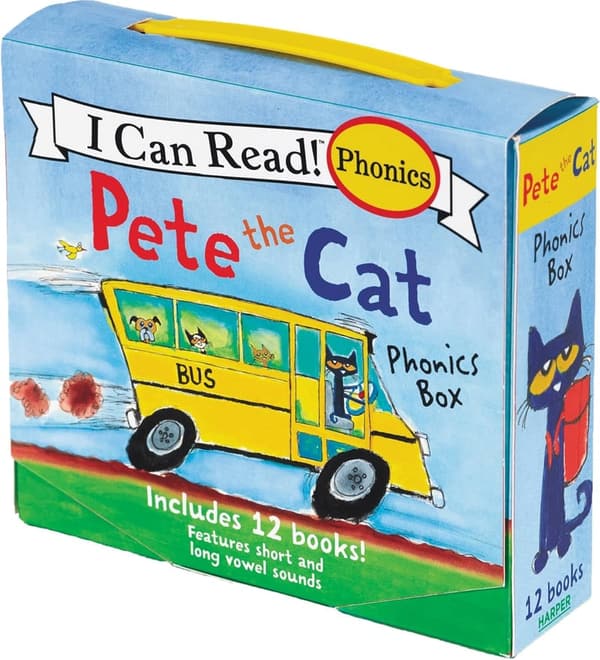 Pete the Cat 12-Book Phonics Set for Early Readers