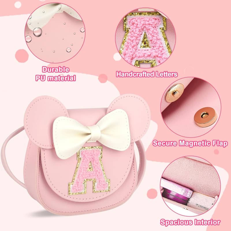 Birthday Gift Toddler Crossbody Purse for Girls (Ages 3-8)