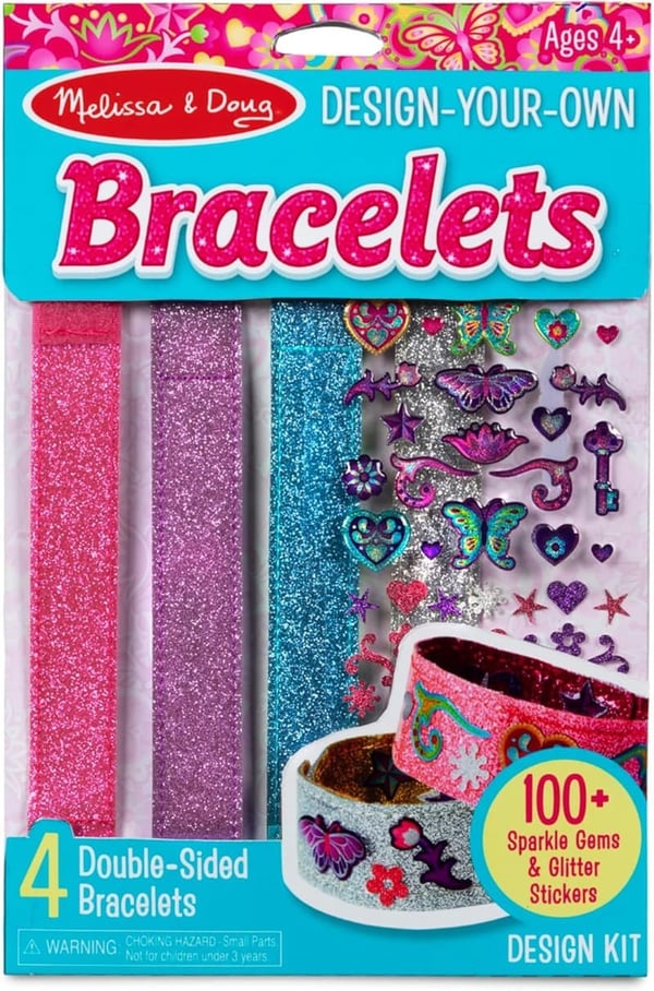 Design-Your-Own Bracelets Set with 100+ Stickers