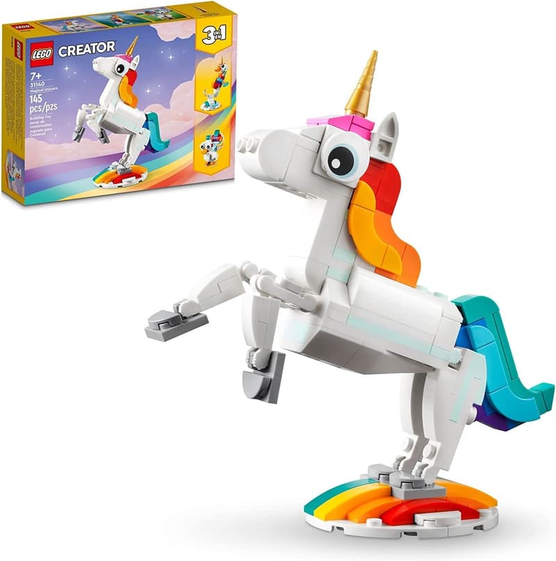 LEGO Creator 3-in-1 Magical Unicorn Toy for Kids