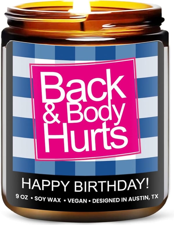 Funny Birthday Candle for Men and Women - Long-Lasting Scent