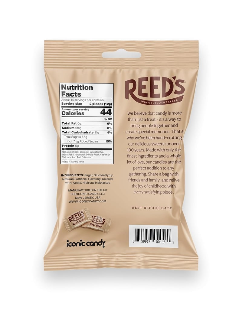 Creamy Root Beer Hard Candy | 6.25oz Peg Bag