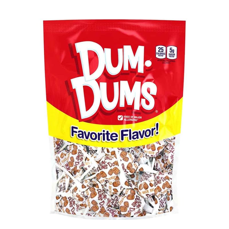 Root Beer Dum Dums Lollipops - Bulk Gourmet Candy, 50 Count