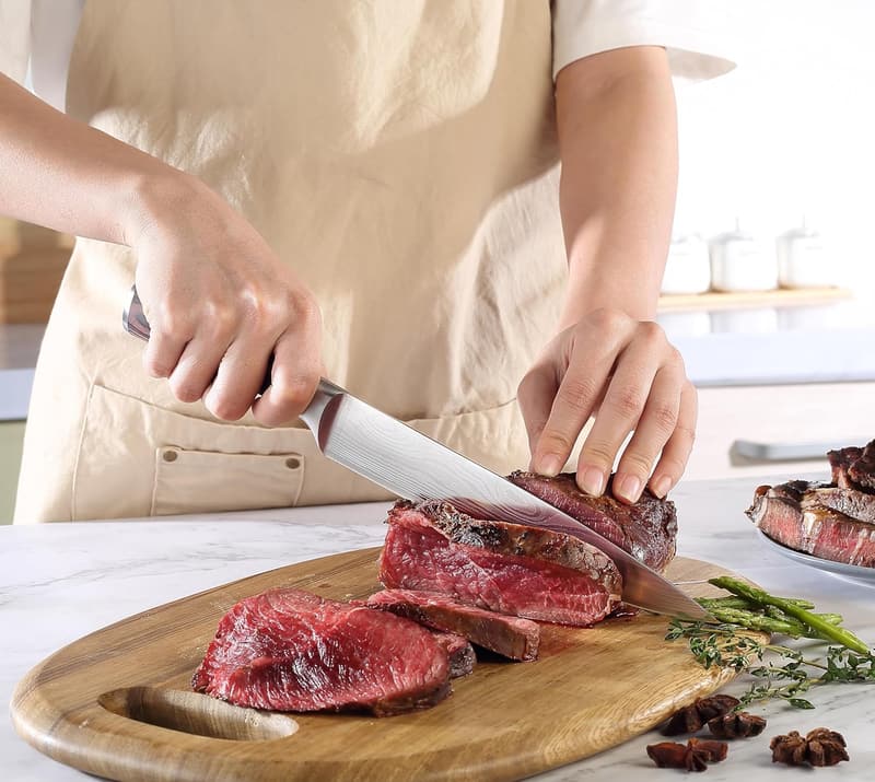 Premium 8-Inch Carving Knife - Ultra Sharp German Steel