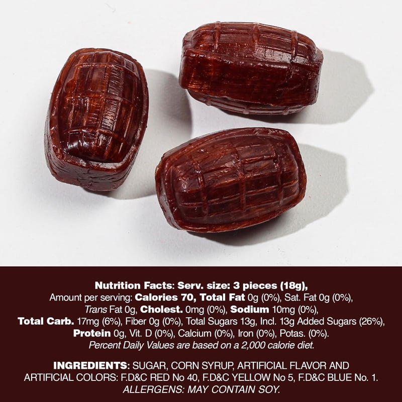 Old Fashioned Root Beer Barrels Hard Candy - 6 lbs