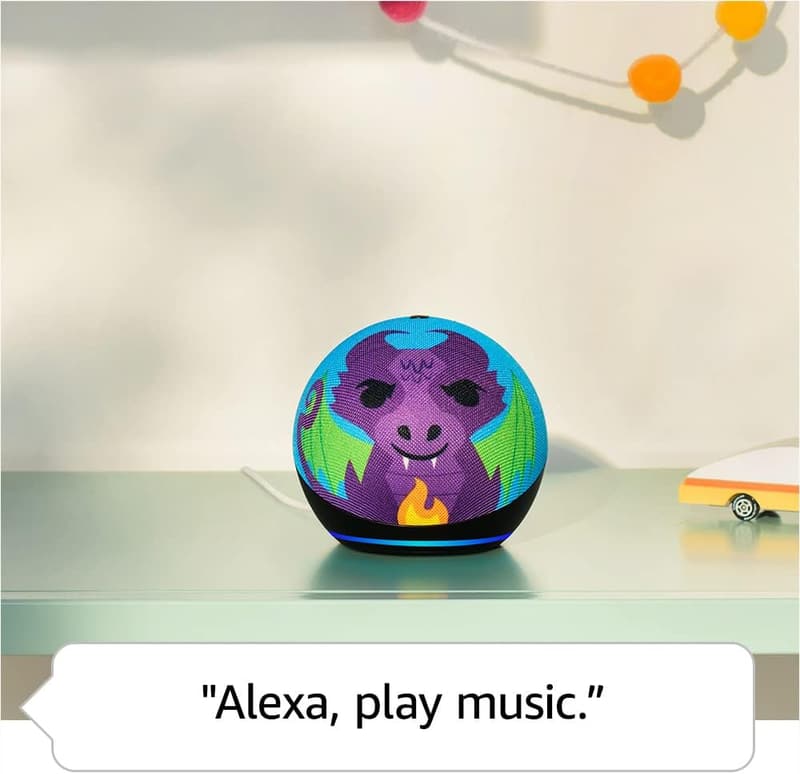 Kids' Echo Dot with Parental Controls & 1-Year Amazon Kids+