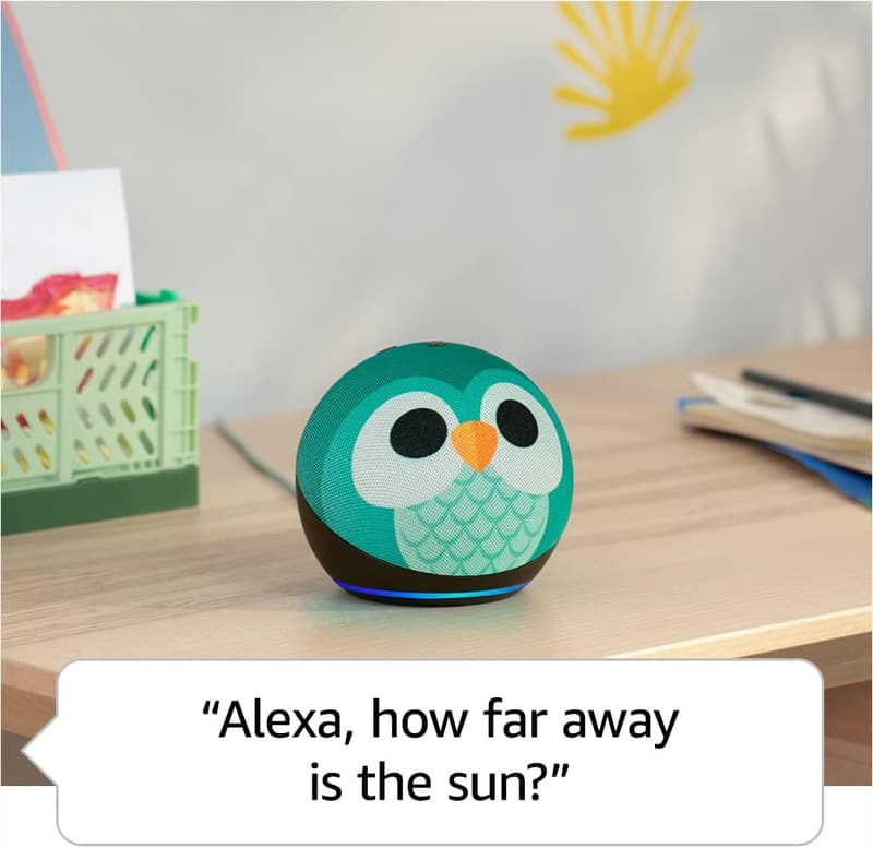 Kids' Echo Dot with Parental Controls & 1-Year Amazon Kids+