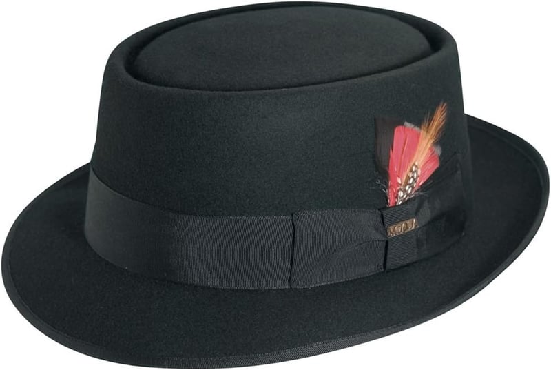Men's Wool Felt Porkpie Hat