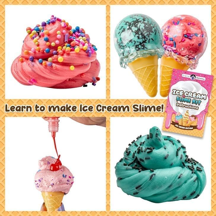 DIY Ice Cream Slime Kit for Girls – Fun Birthday Gift for Ages 8-10
