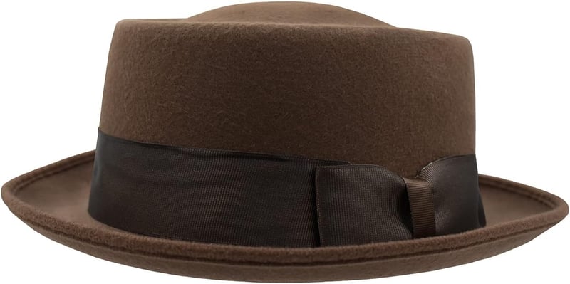 Casual Felt Pork Pie Hat - Gangster Costume Accessory