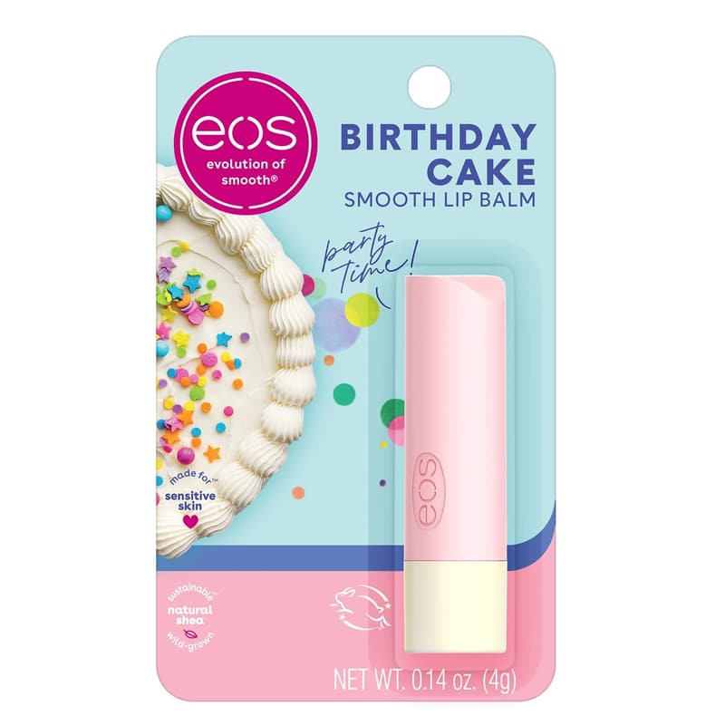 Birthday Cake Shea Lip Balm - All-Day Moisture, 0.14 oz