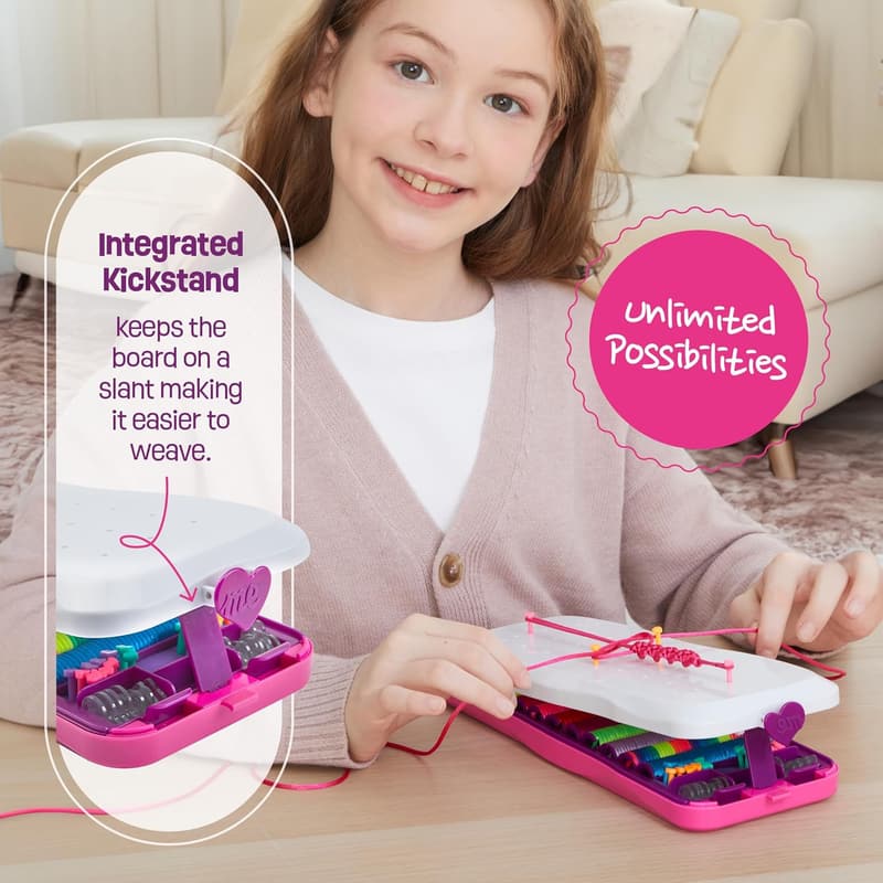 Friendship Bracelet Making Kit for Kids Age 8-12 - Birthday Gift