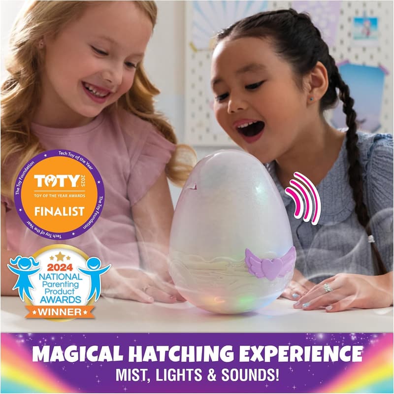 Hatchimals Alive Mystery Pufficorn Interactive Toy with Lights & Sounds