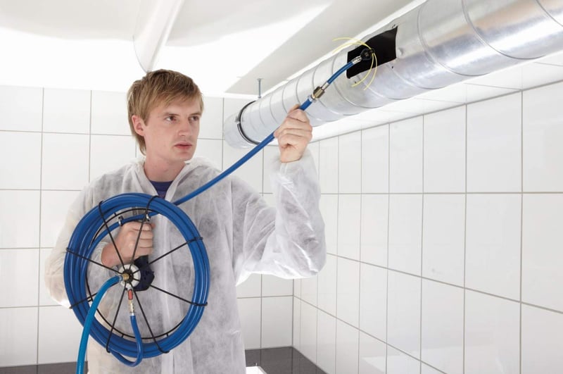 Compressed Air Cleaning Tool Set for Duct & Dryer Vent Maintenance