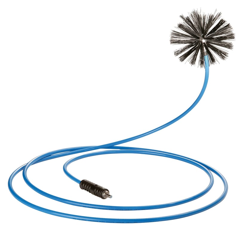 Air Duct & Dryer Vent Cleaning Brush | Drill-Powered Tool