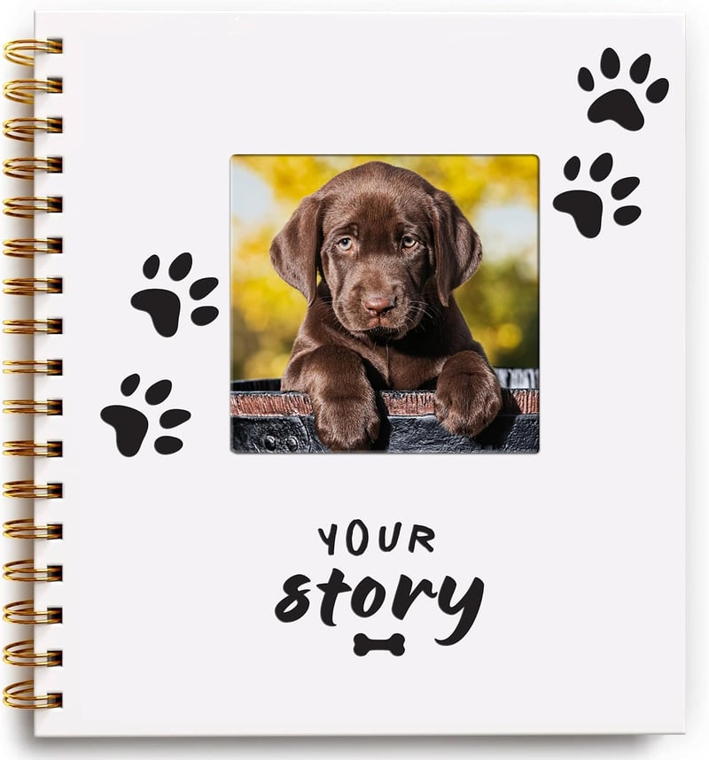 New Puppy Gift | Dog Memory Book & Keepsake Album