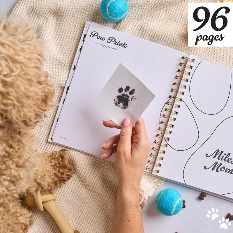 New Puppy Gift | Dog Memory Book & Keepsake Album