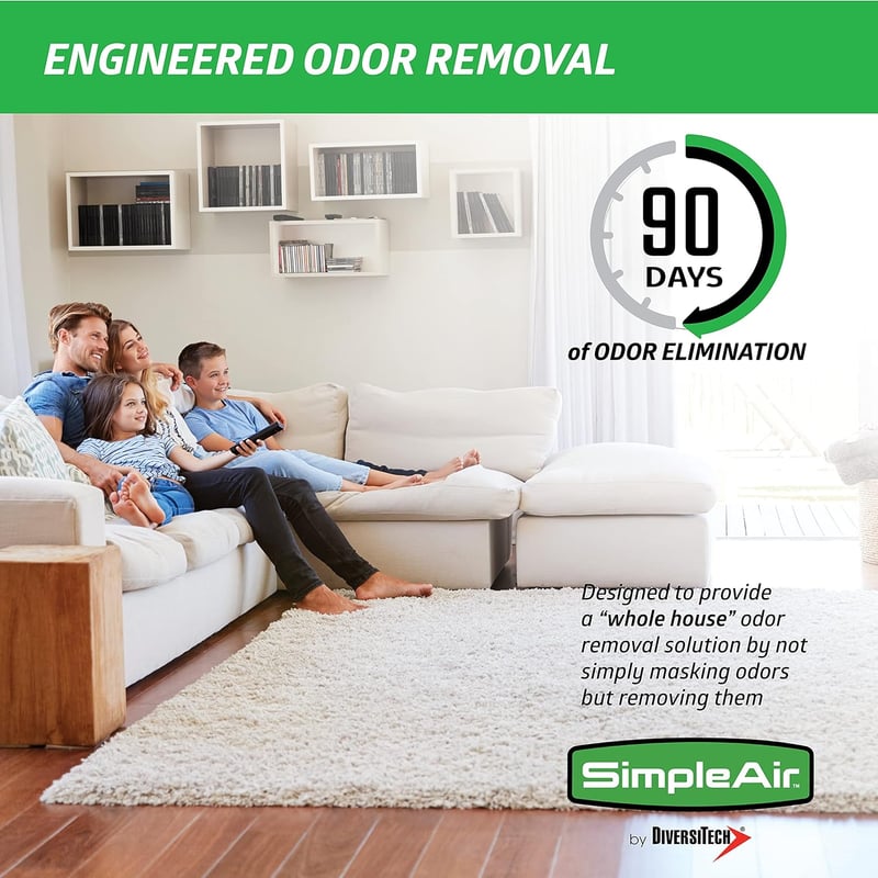 Non-Toxic HVAC Air Freshener & Deodorizer Gel - Small