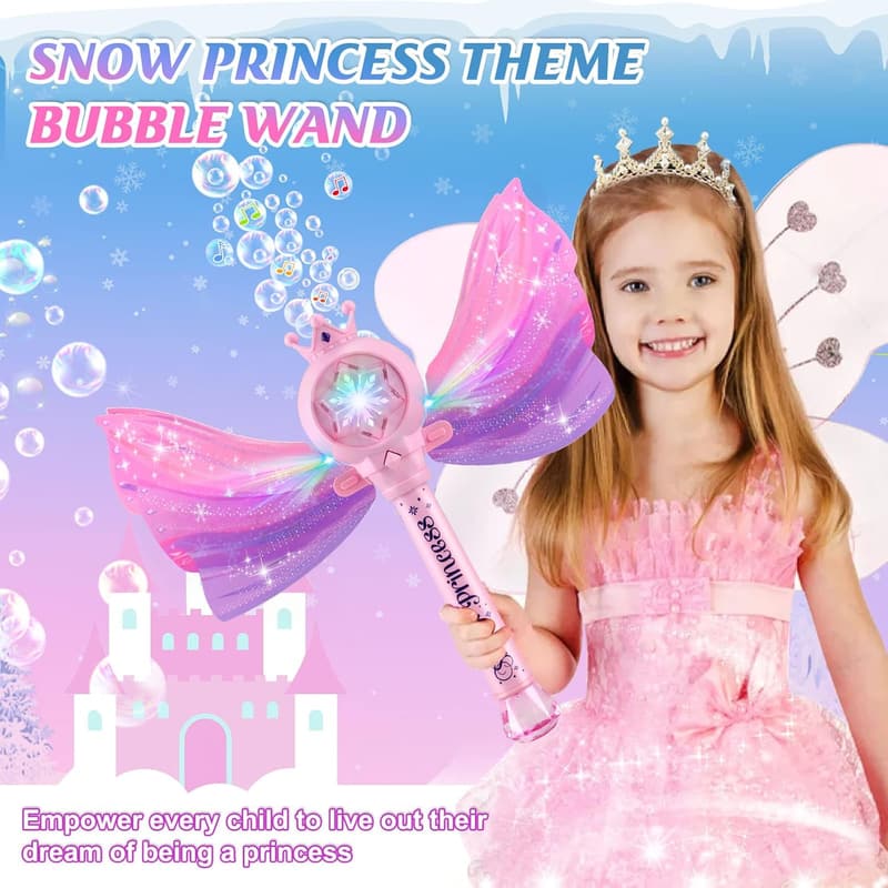 LED Bubble Machine for Kids - Music & Light, Outdoor Party Toy