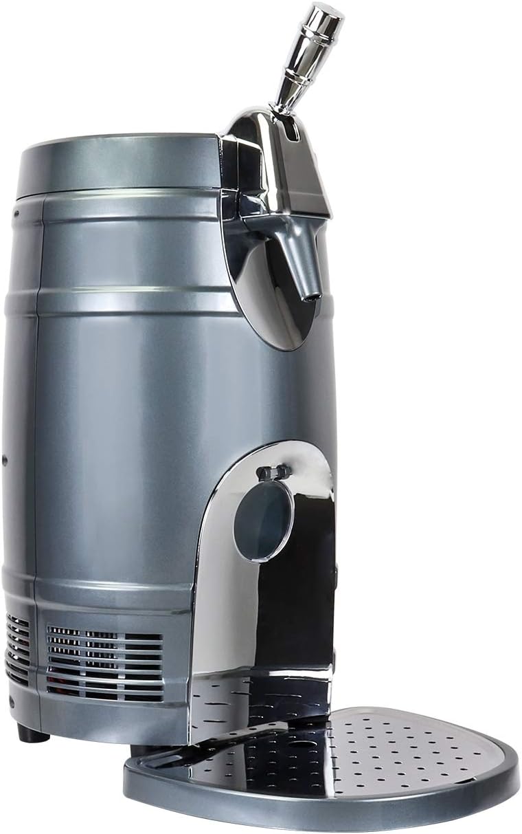 Mini Beer Keg Cooler with Dual Taps - 12V DC & 110V AC