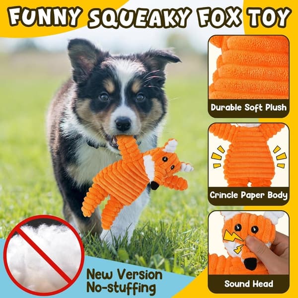 Luxury Puppy Teething Toy Set - 9 Pack Squeaky & Rope Chews