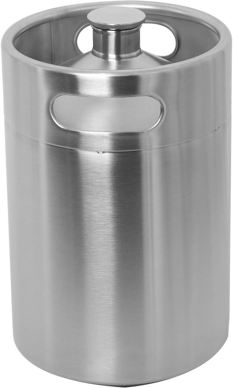 Portable 5L Draft Beer Keg - 304 Stainless Steel
