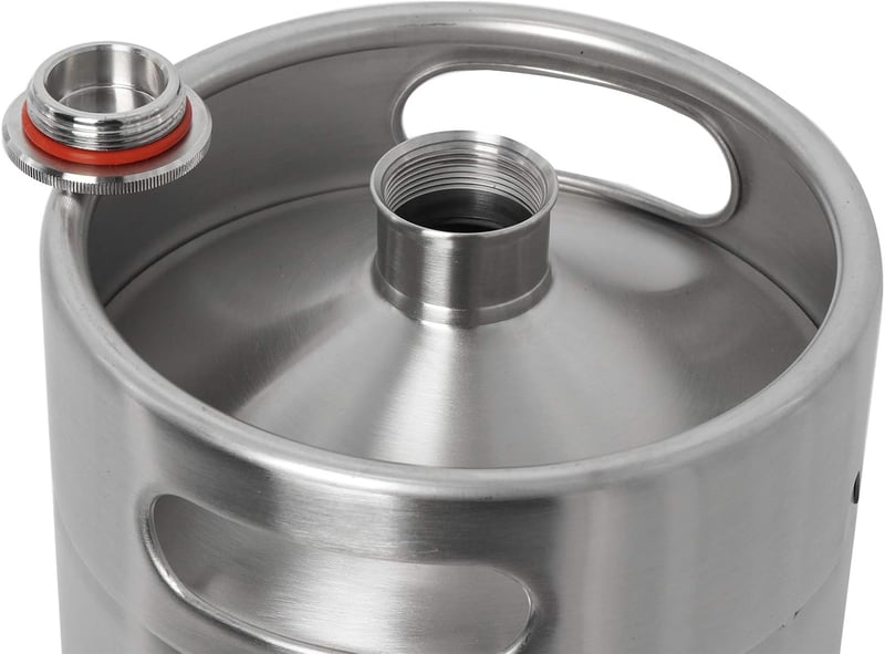 Portable 5L Draft Beer Keg - 304 Stainless Steel