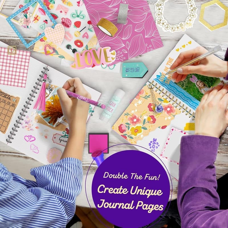 DIY Journal Kit for Girls 8-14 - Art & Craft Birthday Gifts