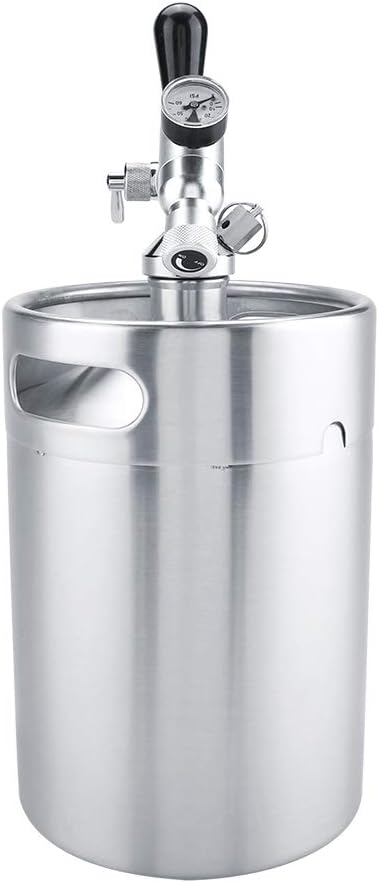 Stainless Steel Mini Keg Beer Dispenser Set for Home Brewing