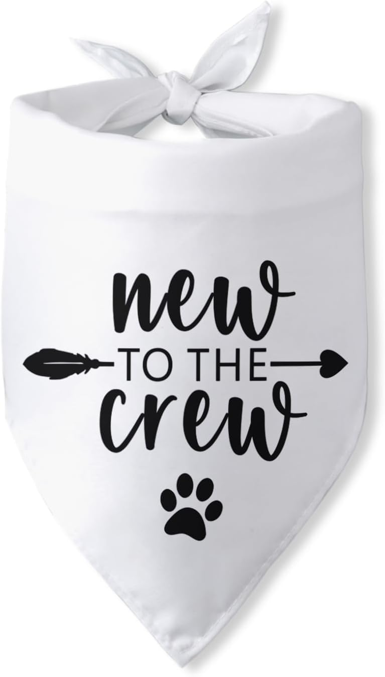 New Puppy Announcement Dog Bandana for New Owners