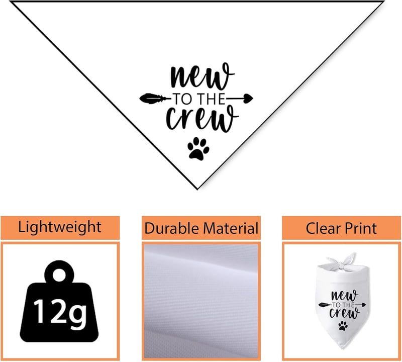 New Puppy Announcement Dog Bandana for New Owners