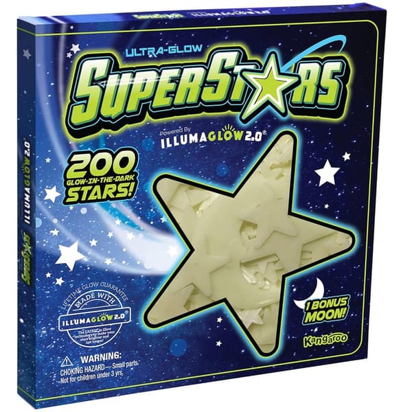 Glow in the Dark Star Stickers with Installation Kit & Constellation Guide
