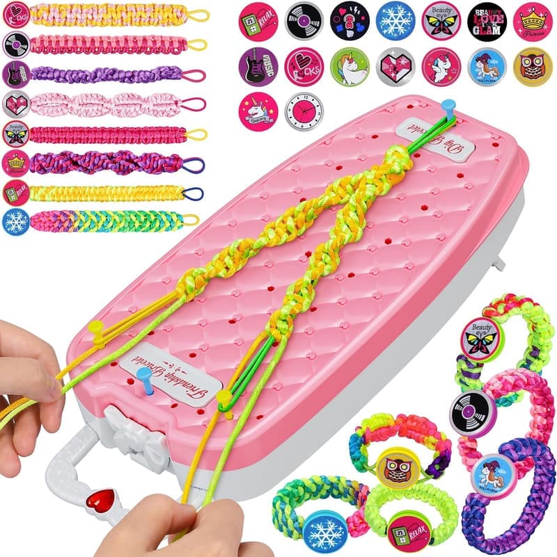 Girls' DIY Friendship Bracelet Making Kit - Arts & Crafts Gift