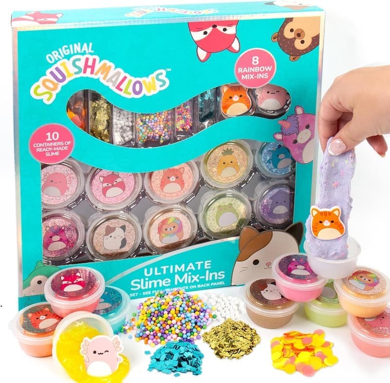 Ultimate Slime Mix'Ins 10-Pack with Glitter & Cloud Slime for Kids