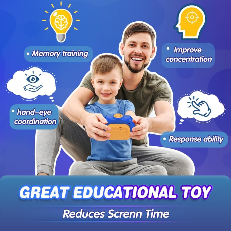 Push Bubble Fidget Game for Kids 3-12 - Reaction Exercise Toy