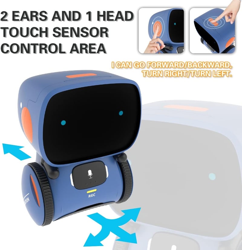 Interactive Voice-Controlled Robot Toy for Kids 3+