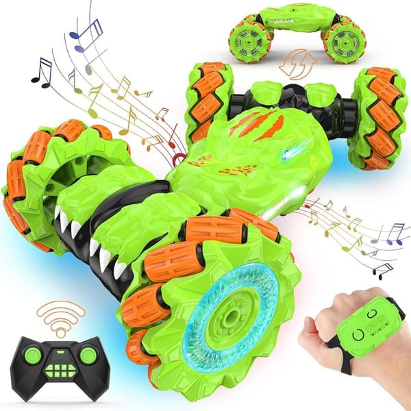 Remote Control Stunt Car - Gesture Sensing Toy for Kids 6-12