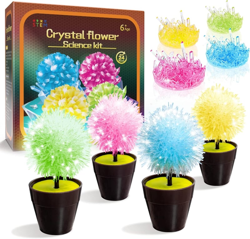 STEM Crystal Growing Kit for Kids Ages 8-12