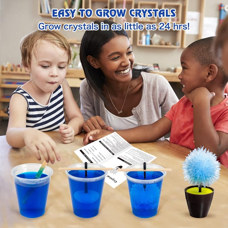 STEM Crystal Growing Kit for Kids Ages 8-12